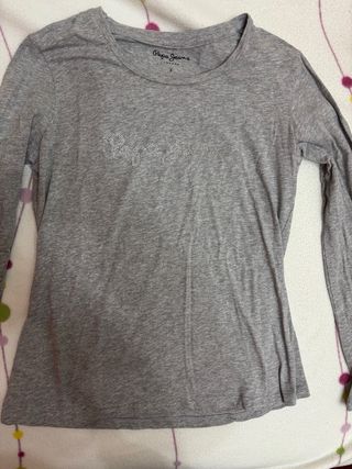 Blusa Pepe Jeans gris talla S