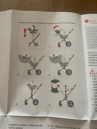 Adaptador Bugaboo Silla Coche calameon