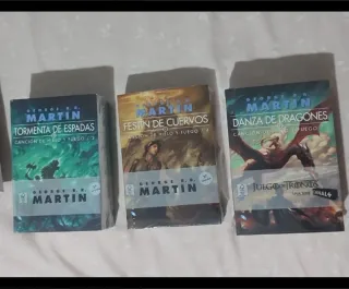 Libros Juego de tronos vol. 3, 4 y 5