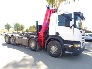 Scania P 400-CAMIONES GANCHO+GRUA