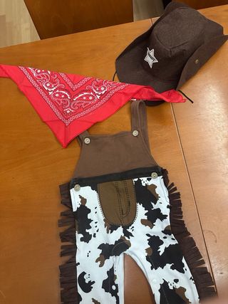 Disfraz Sheriff/Cowboy Bebé 6-9 Meses