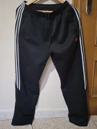 Pantalón Adidas Sudadera Deporte Negro Adidas