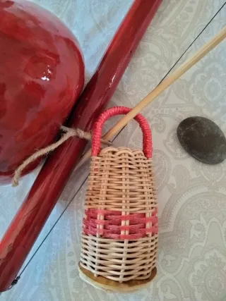 Berimbau Capoeira Brasil Rojo