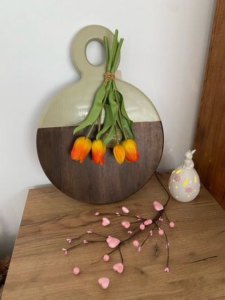 Tabla de cortar decorativa