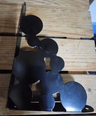 4 Escuadras Negras Círculo Metal 25.5x 18,5