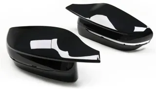 Cubiertas de espejo retrovisor negro brillo