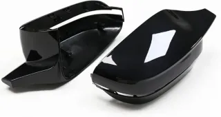 Cubiertas de espejo retrovisor negro brillo