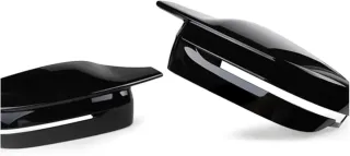 Cubiertas de espejo retrovisor negro brillo