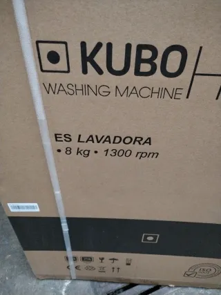 Lavadora Kubo Home 8kg 1300rpm