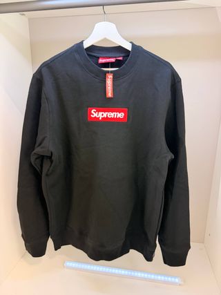 Felpa Supreme Box Logo Nera