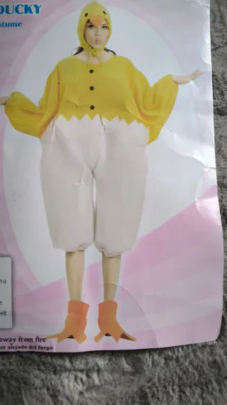 Disfraz de patito talla L