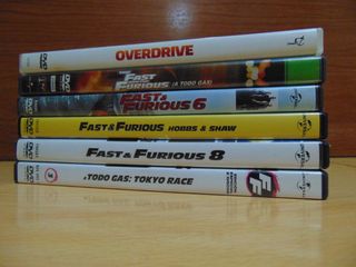 Pack Películas FAST & FURIOUS + OVERDRIVE. 7 DVD