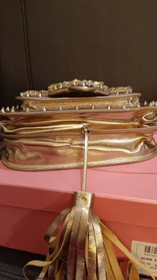 Bolso Alma en Pena bronce con Pedrería