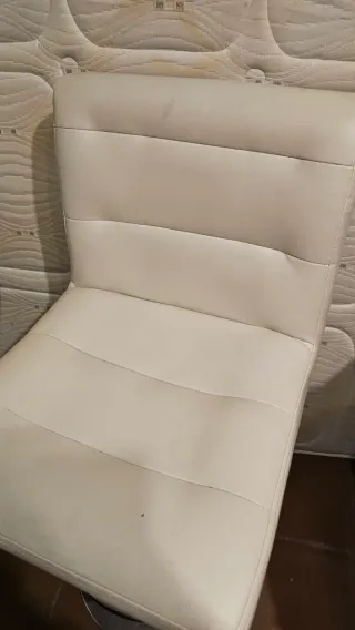 Sillas de Barra Regulables Blancas