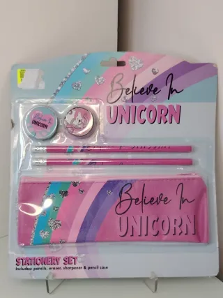 Conjunto de Papelería Unicornio