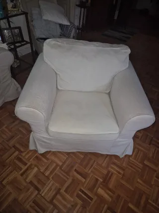 Sillón Ikea Beige Tela