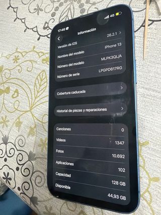 iPhone 13 128GB Azul