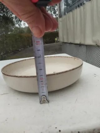 Tiesto bonsai cerámica beige y marrón