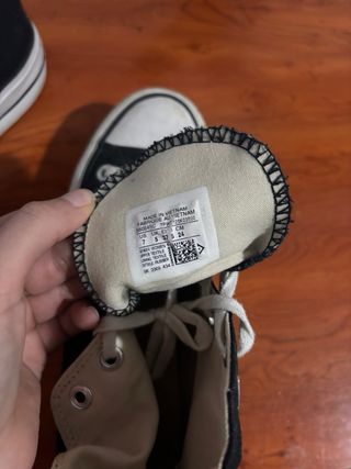 Zapatillas Converse Mujer Negras y Blancas