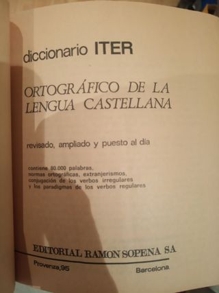 Diccionarios lengua española libros