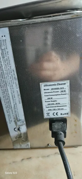 Lavatrice Ultrasuoni Eumax