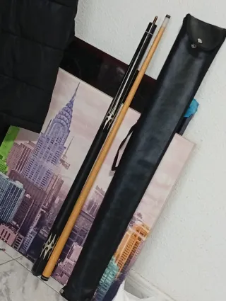 Taco de billar profesional con funda