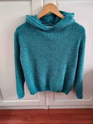 Jersey suave con capucha, Talla Única