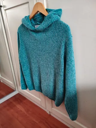 Jersey suave con capucha, Talla Única