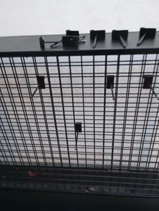 Malla Perchero Exhibidor Negro