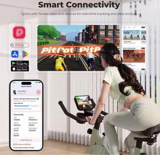 Bicicleta Estática Mint verde menta