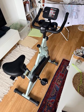 Bicicleta Estática Mint verde menta