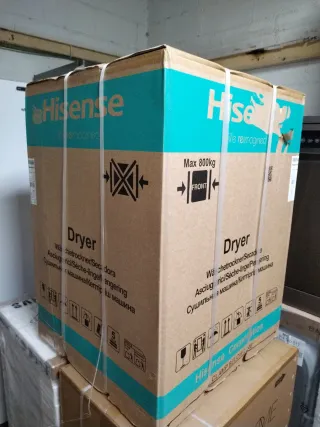 Secadora Hisense 8kg Blanca