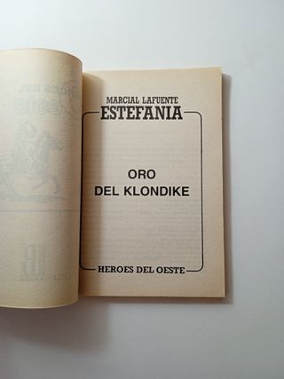 LOTE DOS NOVELAS MARCIAL LAFUENTE ESTEFANIA