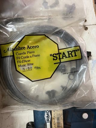 Alambre Acero START Cuerda de Piano
