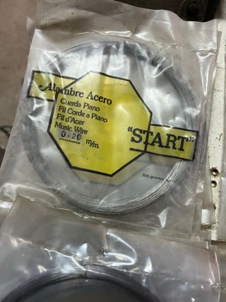 Alambre Acero START Cuerda de Piano