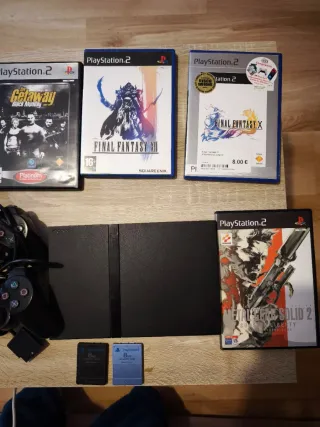 Consola PlayStation 2 Slim Negra