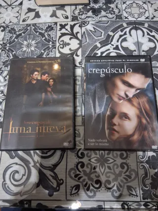 Crepúsculo y Luna Nueva dvd