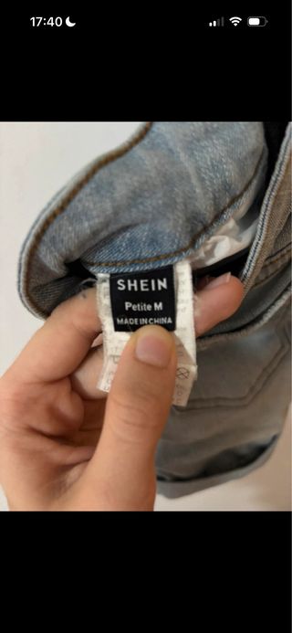 Shorts vaqueros Shein rotos