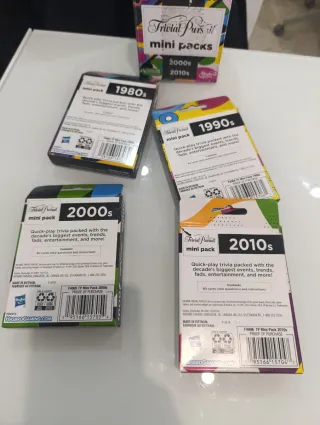 Trivial Pursuit Mini Packs (1980s-2010s)