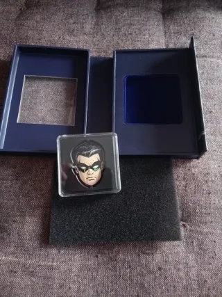 Moneda Plata 1 onza Faces of Gotham Robin DC