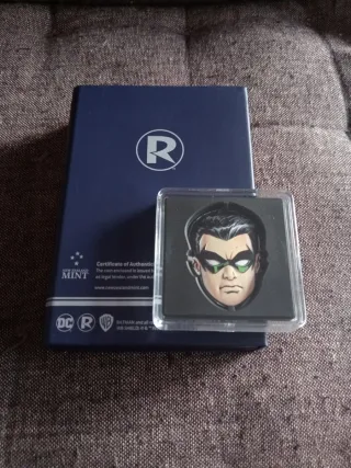 Moneda Plata 1 onza Faces of Gotham Robin DC