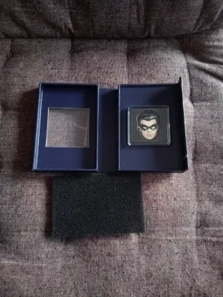 Moneda Plata 1 onza Faces of Gotham Robin DC