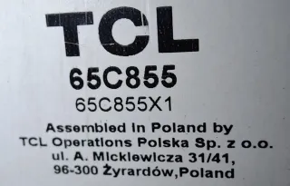 TCL 65C855 Google TV Oferta QD-MiniLed Premium