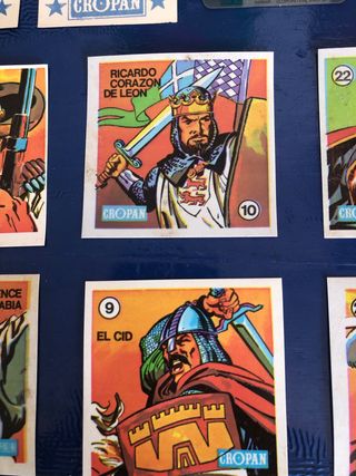 Cromos Cropan Históricos (Pancho Villa, D'Artagnan