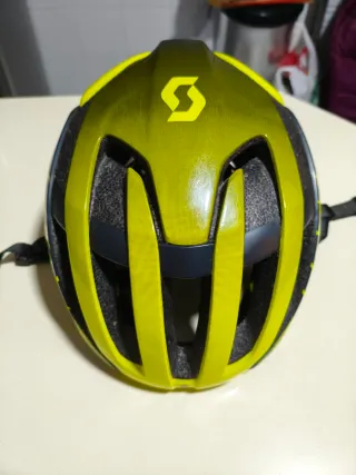 Casco Scott Céntric Plus Amarillo