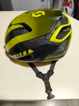 Casco Scott Céntric Plus Amarillo