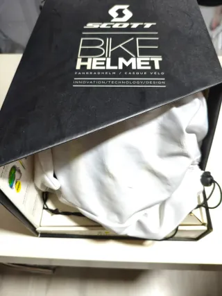 Casco Scott Céntric Plus Amarillo