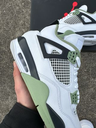 Scarpe Air Jordan 4 Seafoam Verde e Bianco