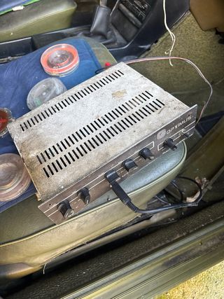 Equipo Publicidad Coche Antiguo Megafonía