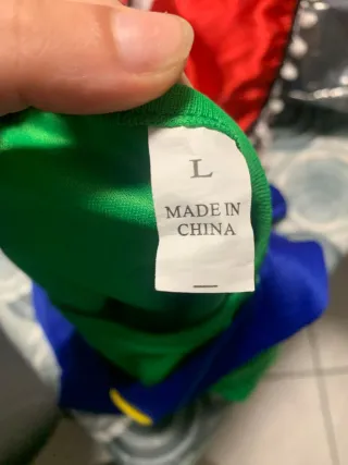 Vestito Carnevale Bambina Verde/Blu